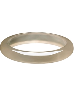 周六福香槟灰玉髓手镯宽条新中式国风圣诞礼物送妈妈