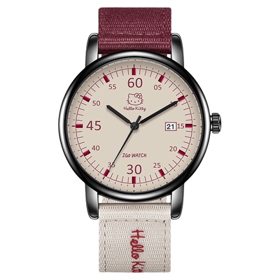 hellokitty凯蒂猫考试手表女款初高中学生儿童只看时间女生石英表