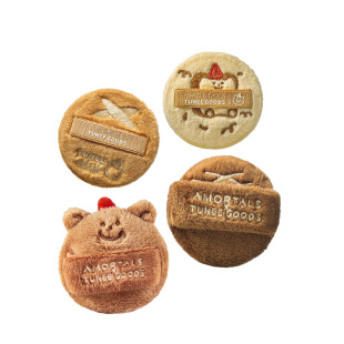 小猪姐姐！尔木萄XTUNEE GOODS面包系列双拼绒绒散粉扑方吐司联名