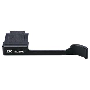 JJC适用于富士X100VI X100V热靴指柄XE4 X100F XE3 X100T大拇指柄微单握柄热靴保护盖相机配件