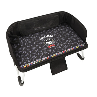 拽猫儿童车载小桌板吃饭写作业神器汽车后排折叠餐桌便携式副驾驶