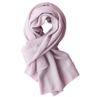 思诺芙德羊绒大披肩男女红色送礼秋冬保暖办公室空调房外搭围巾