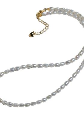 宏杰淡水珍珠锁骨链颈链