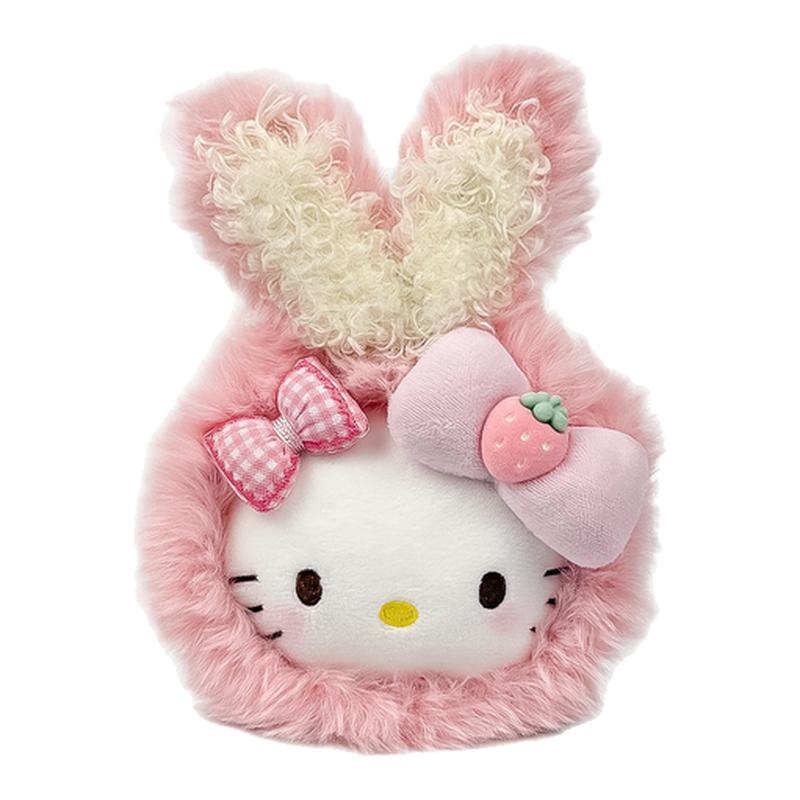 正版HelloKitty毛绒玩偶兔耳朵kt