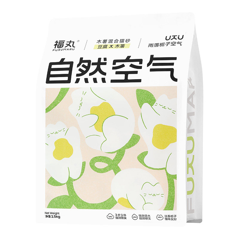 【除臭不粘底】福丸木薯混合猫砂