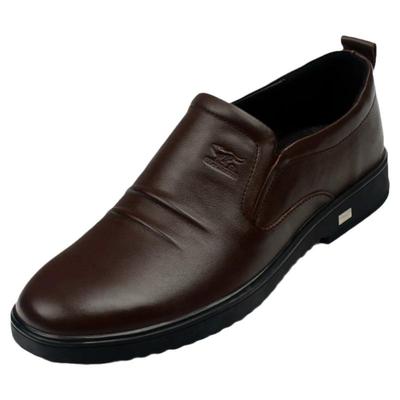 七匹狼男鞋韩版男士商务休闲皮鞋头层牛皮手工鞋透气真皮正装鞋子