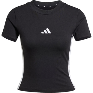 adidas阿迪达斯ESSENTIALS夏季女子运动休闲圆领短袖T恤JC8325