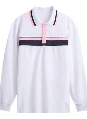 菲菲牛秋装女中学生条纹校服