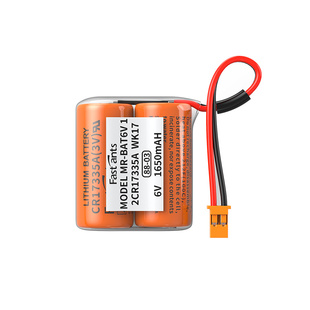 mr-bat6v1set数控PLC三菱m80系统驱动器mr-j4伺服电池2cr17335a