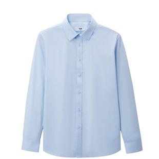 HLA海澜之家轻商务长袖正装衬衫2023春秋新款利落正式上衣男