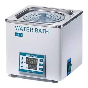 比克曼生物水浴锅实验室恒温数显单双孔磁力搅拌水浴箱加热防干烧