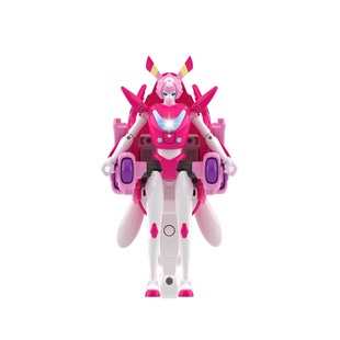 彩虹宇宙护卫队玩具超甲恐龙队霸王龙彩虹机甲人偶儿童变形玩具