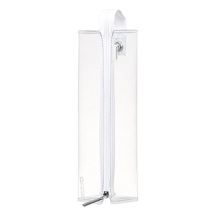 【可带入考场】KOKUYO国誉透明笔袋大容量campus中考高考学生考试用pvc笔盒初中生对开式简约文具盒