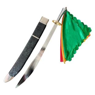 儿童专用练功刀太极软刀中华武术花刀竞赛训练比赛表演响刀未开刃