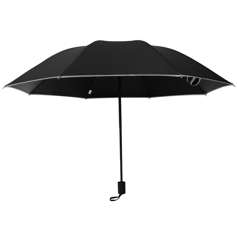 雨伞大号手动反向伞男超大防晒遮阳折叠晴雨两用黑胶伞学生反光伞