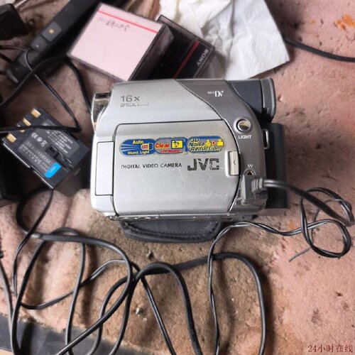 可维修JVCGRD33AG数码摄像机16x光学变焦支持MiniDV磁带带LED补光