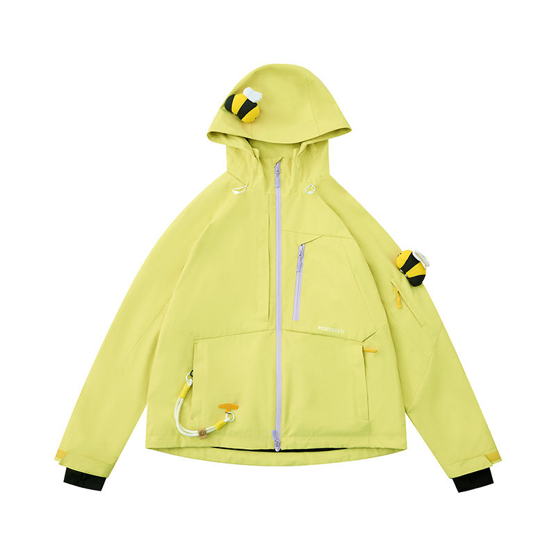Positibeety小蜜蜂3L专业滑雪服衣裤套装女款小个子防风防水保暖