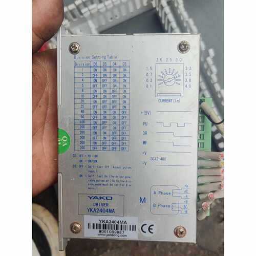 议价闲置YAKO研控步进驱动器YKA2404MA，拆机品，功能