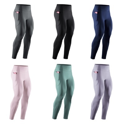 春秋跑步紧身长裤男运动训练高腰压缩高弹田径速干篮球打底健身裤