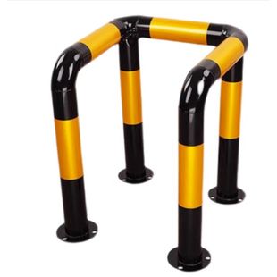 U型护栏车间马路隔离栏杆钢管车位停车场定位器防撞挡车桩挡车器