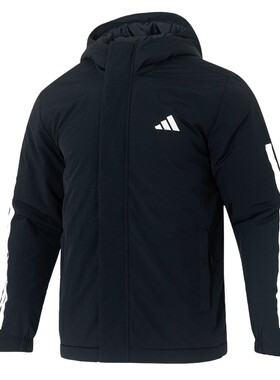 幸运叶子|阿迪达斯棉服官方正品旗舰男士卫衣棉服冬上衣JY8303
