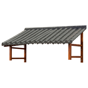 户外农村大门仿古屋檐平檐加厚实木门头遮雨棚遮阳棚家用门口窗户