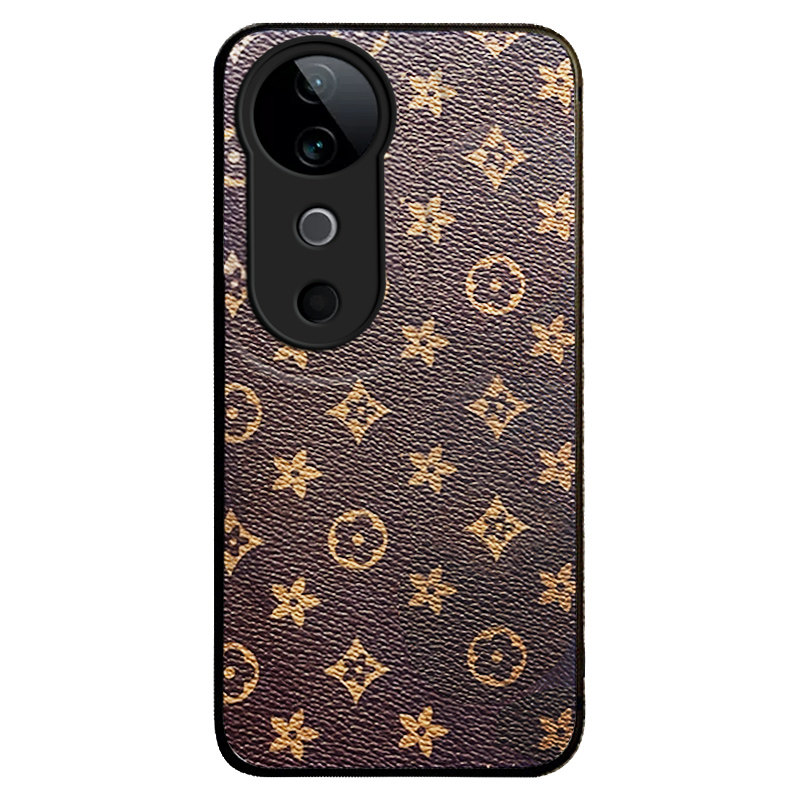 适用vivos19皮纹简约手机壳挂绳