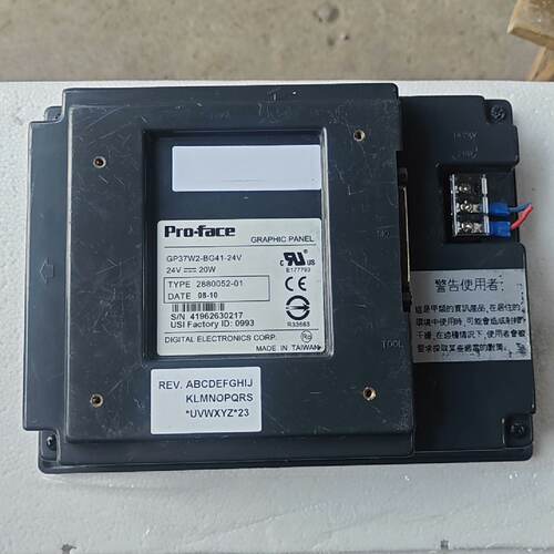 询PRO-FACE显示屏，型号：GP37W2-BG41-24V