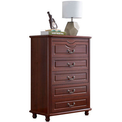 美式沙发客厅靠墙多层实木五斗柜