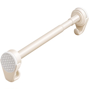 免打孔伸缩晾衣杆衣柜内挂衣杆横杆固定托架可调节衣橱卡扣固定器