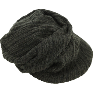 Lion～松弛 自留日本立体编织花纹针织面料堆堆鸭舌帽报童帽秋冬