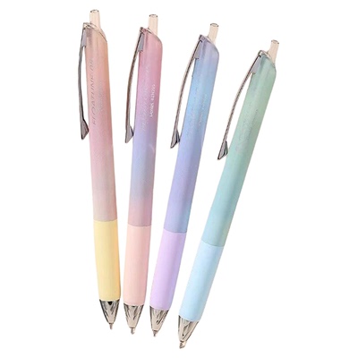 日本Pentel派通FLOATUNE浮游笔限定中油笔0.5mm黑色圆珠笔Fresh/Bright Airy Set渐变透明色官方旗舰店