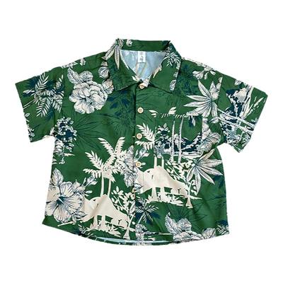 男童港风夏季衬衫套装薄款