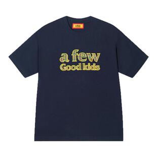 AFGK25SS民族风撞色贴布绣短袖T恤夏季男女美式休闲百搭情侣体恤