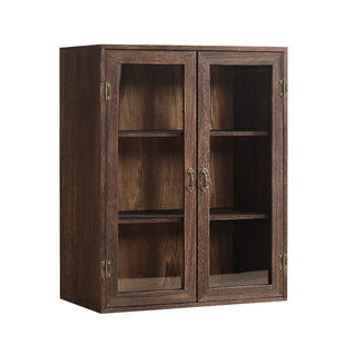 实木茶柜防尘茶杯架小博古架桌面置物架茶壶茶具茶叶茶架盲盒手办