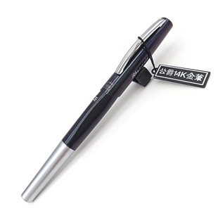 德国DUKE全新公爵14K金笔练字商务签字签名星空黑金属杆变色龙