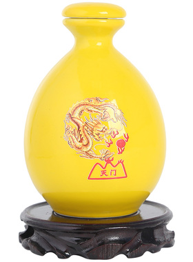 厨房避火龙瓶子陶瓷罐西北角化解陶土罐避火龙葫芦摆件火烧天门