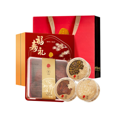正宗同仁堂品牌西洋参四宝礼盒