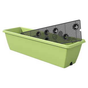原起点家用阳台蔬菜种菜专用花盆懒人特大号塑料长方形霍伦种菜盆