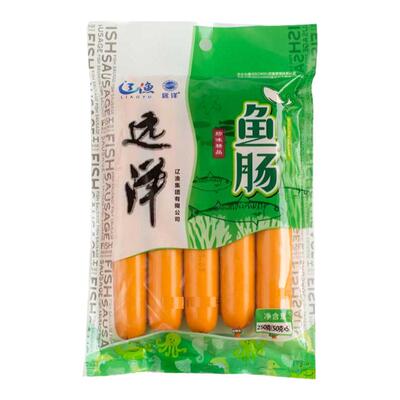 海鲜鱼肠大连特产辽渔远洋鳕鱼