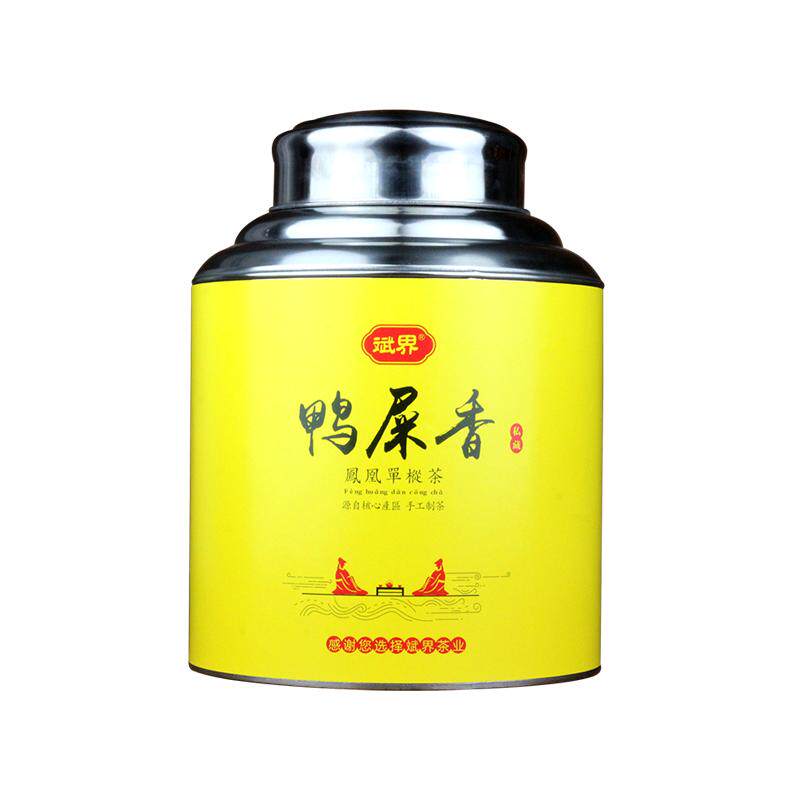 斌界 乌龙茶凤凰单枞茶鸭屎香 广东潮州轻火一级茶叶 500克桶装