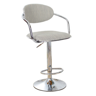 简约吧台椅家用舒适升降靠背椅子前台吧凳接待椅化妆收银凳高脚椅