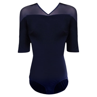 IAMYC国标舞摩登舞上衣女成人交谊舞练功服形体服上衣B10126