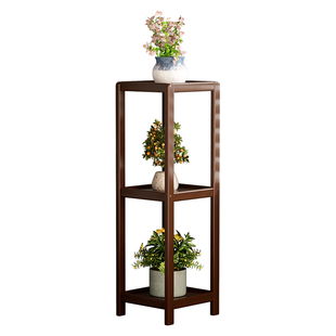 阳台花架子多层客厅落地式置物架植物摆放架楠竹花盆架简易展示架