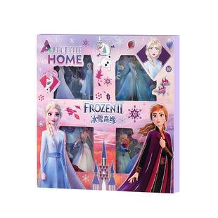 冰雪奇缘100张手账礼盒手帐贴纸女孩儿童咕卡贴纸防水贴画玩具可爱卡通水杯手机壳装饰小图案周边文具礼物