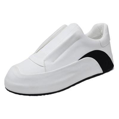 休闲包底皮蓬小白男秋冬加绒保暖