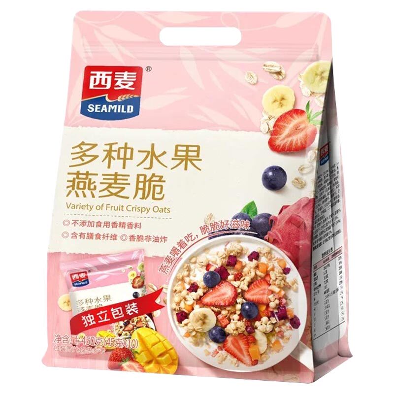 西麦经典水果燕麦脆营养健康早餐