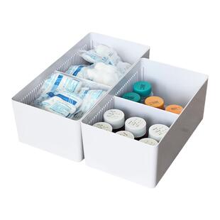 医院用抽屉收纳盒分格盒桌面分隔盒物品收纳筐医院6s管理盒收纳盒