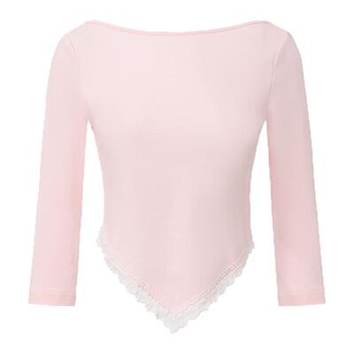 cheapartlabel蕾丝边两穿打底衫