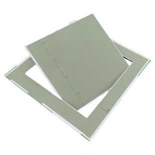 石膏板检修口暗藏式吊顶铝边检查口盖板中央空调隐形维修孔装饰板